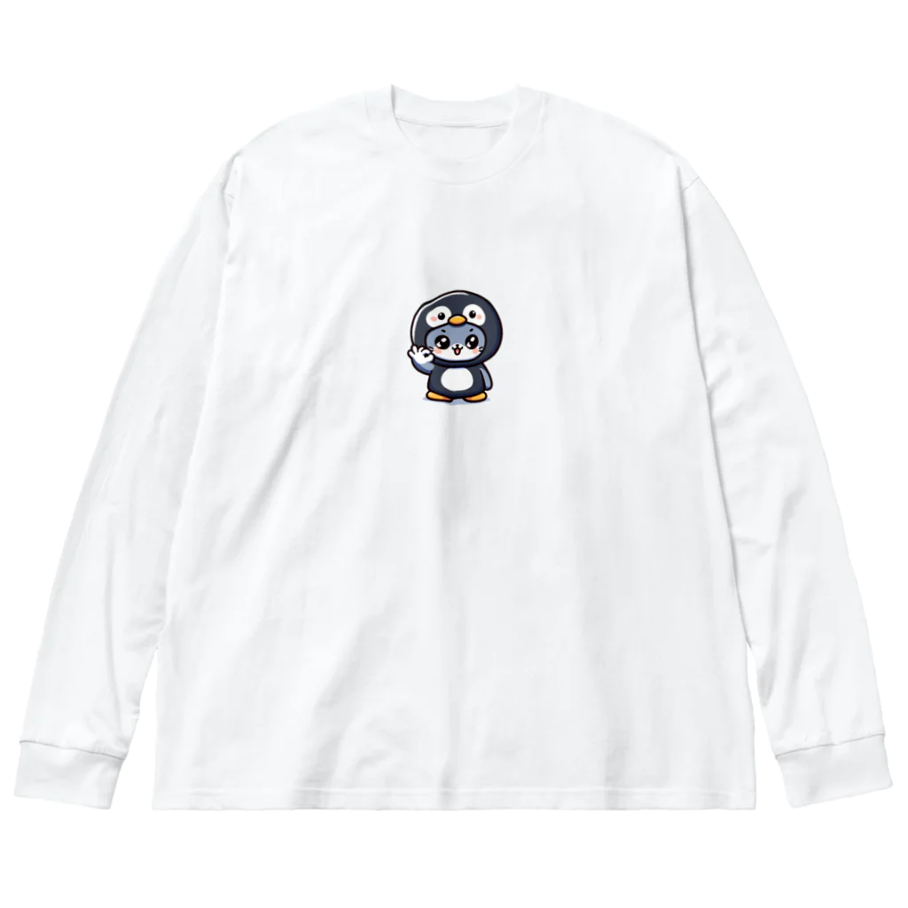 きぐるみあにまるず！のOKサイン着ぐるみネコ Big Long Sleeve T-Shirt