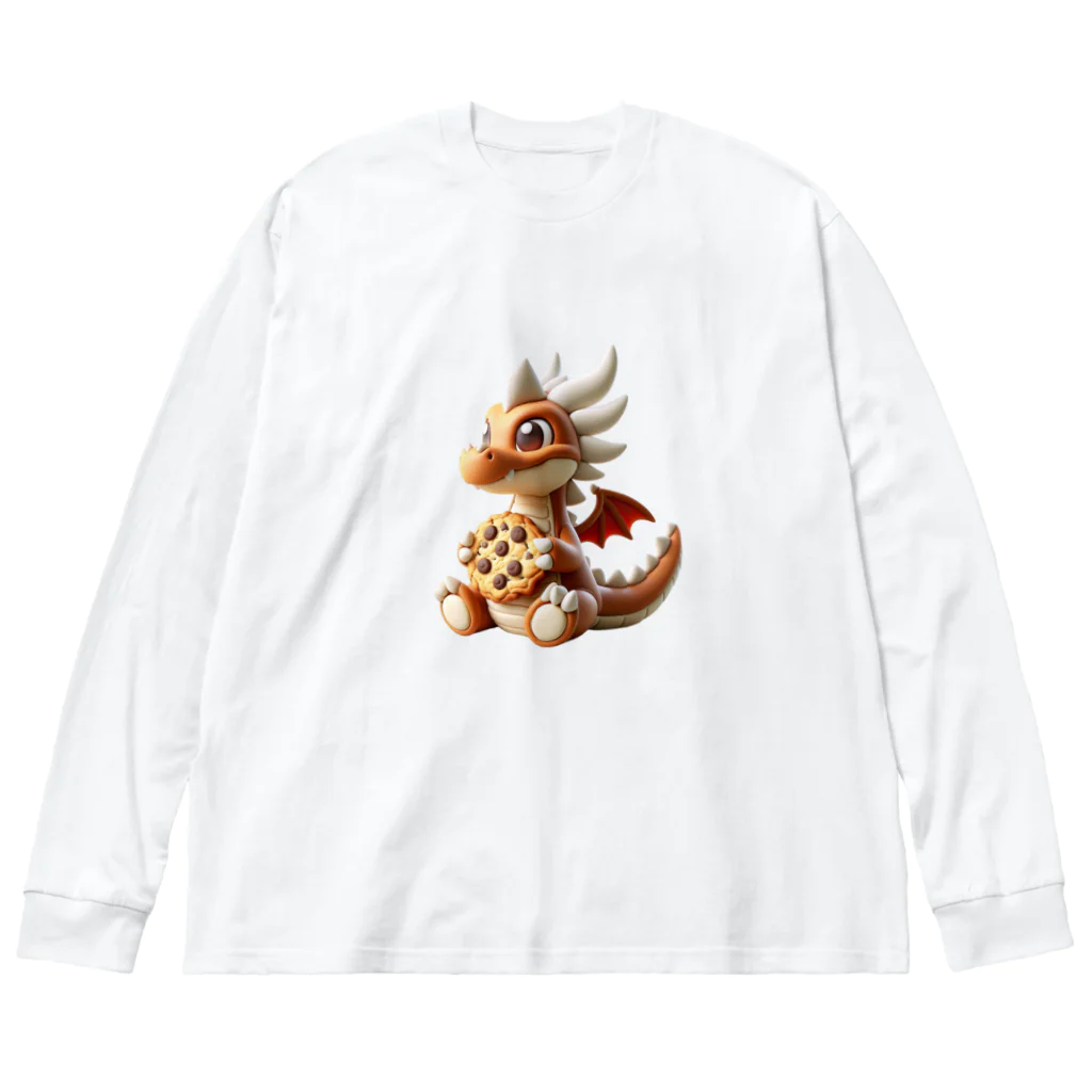 ドラゴンとわたしのドラゴンとビスケット Big Long Sleeve T-Shirt