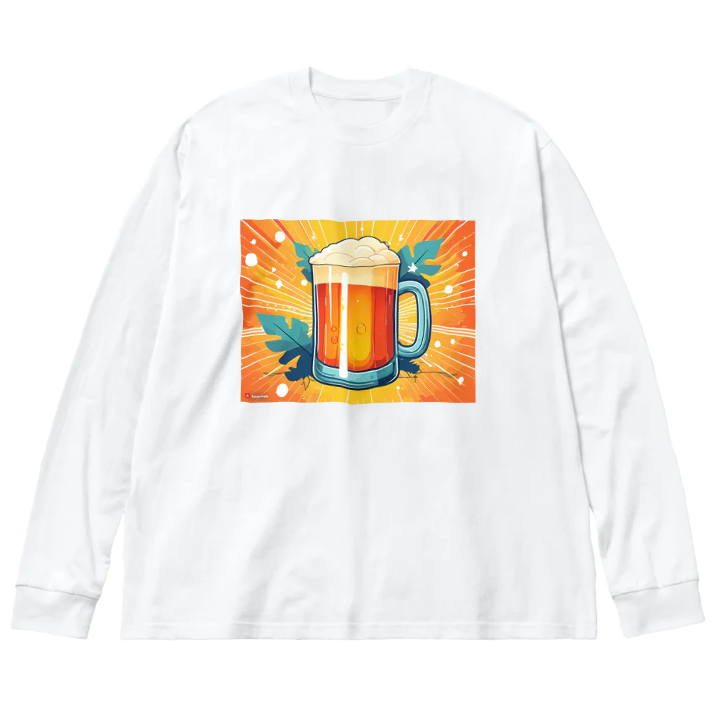 山田綾の夏到来ビールグッズ！Beerで皆で盛り上がろう！ Big Long Sleeve T-Shirt