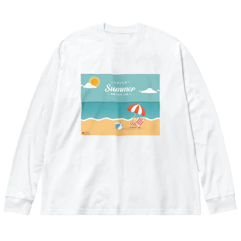 山田綾の夏！Summer！ Big Long Sleeve T-Shirt