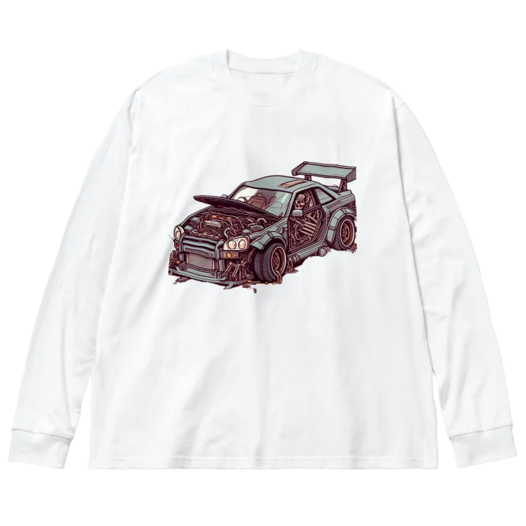 SaBATaNの車シリーズ3 Big Long Sleeve T-Shirt