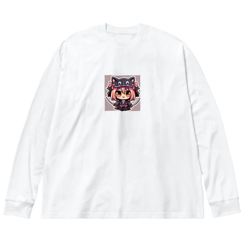 J-traditionのクノイチはるちゃん Big Long Sleeve T-Shirt