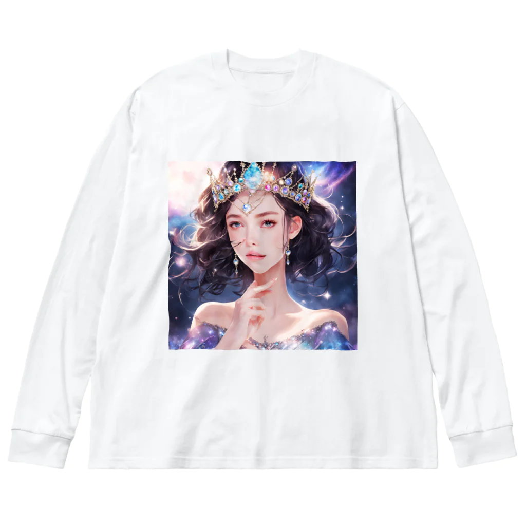 HOSHI-TANEKO🌠の✨クール・ビューティー✨ ビッグシルエットロングスリーブTシャツ