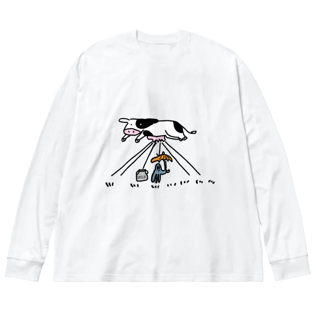 あんどーふの牛の逆襲 Big Long Sleeve T-Shirt