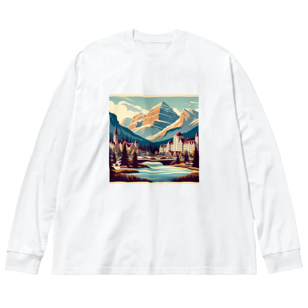 aircooled3のザ カナダの自然 観光地 2 Big Long Sleeve T-Shirt