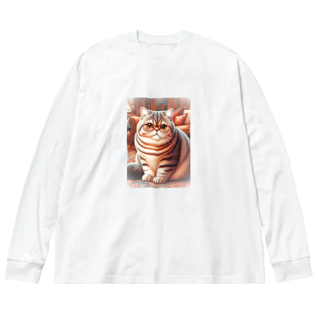 SAKIのエキゾチック・ショートヘア Big Long Sleeve T-Shirt