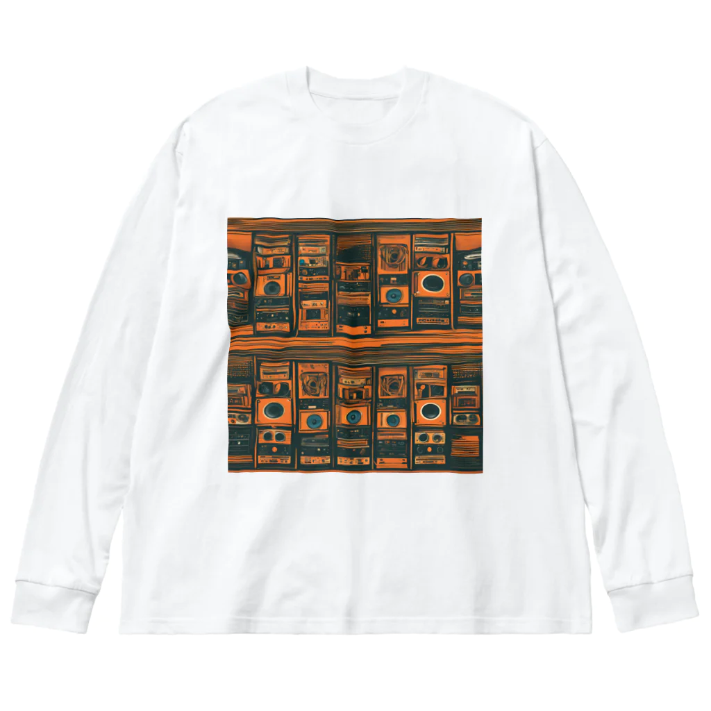 8890の立体 Big Long Sleeve T-Shirt