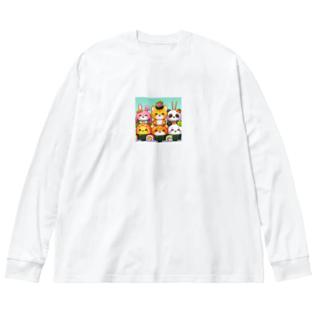 ATOZEKI777のスシッチ ビッグシルエットロングスリーブTシャツ