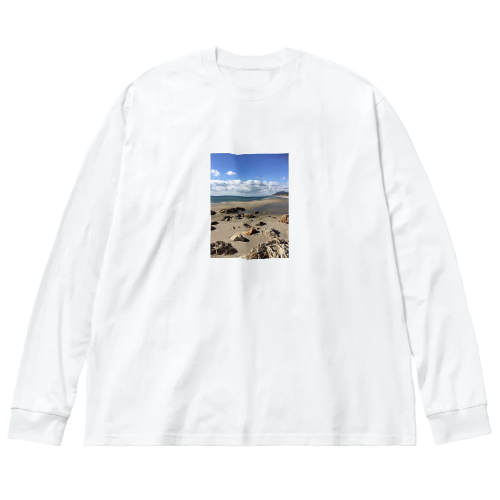 G-EICHIS_Groupの夏の海岸 Big Long Sleeve T-Shirt