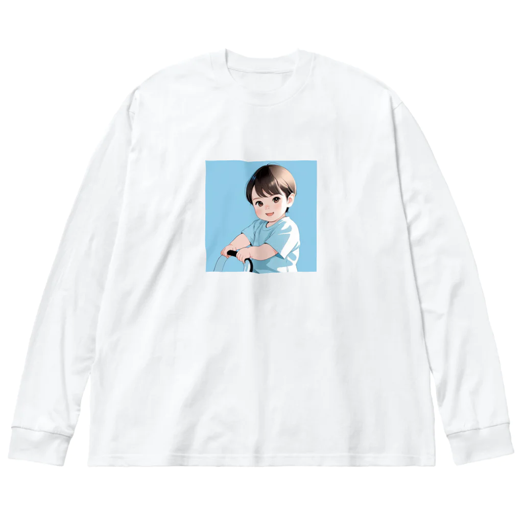 ZZRR12の天使のような笑顔 Big Long Sleeve T-Shirt