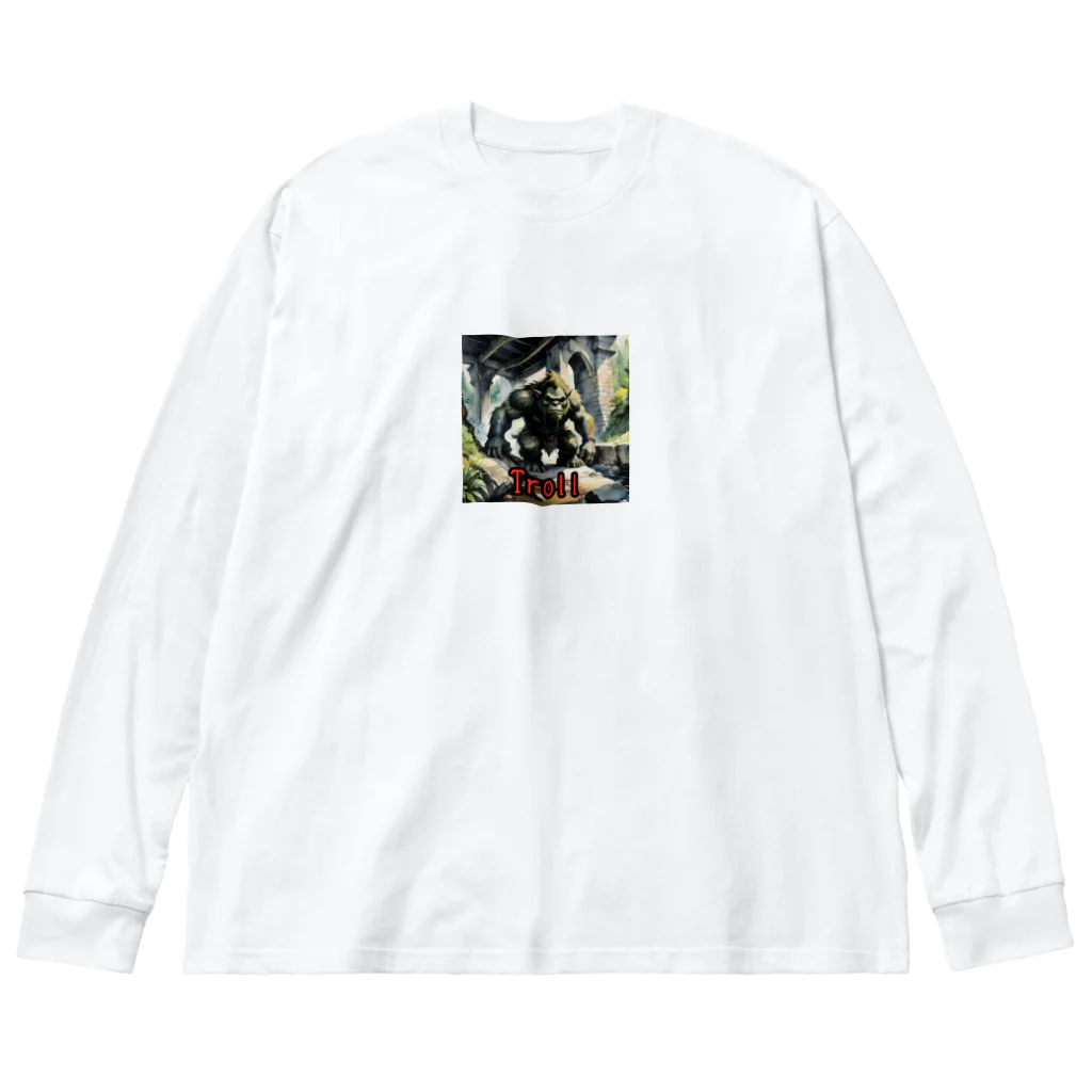 nkbg50のモンスターシリーズ（リアル）：Troll Big Long Sleeve T-Shirt