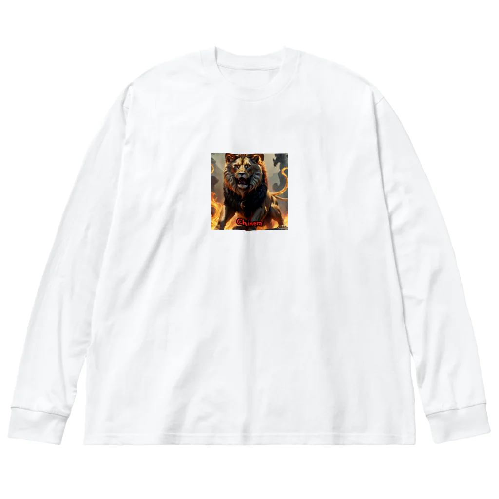 nkbg50のモンスターシリーズ（リアル）：Chimera Big Long Sleeve T-Shirt