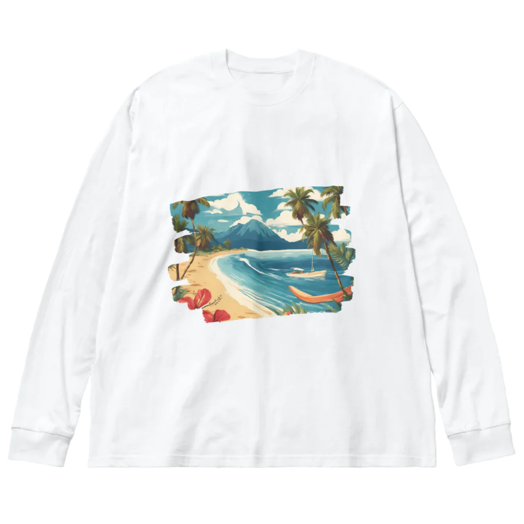 はちみつあめの常夏リゾート Big Long Sleeve T-Shirt