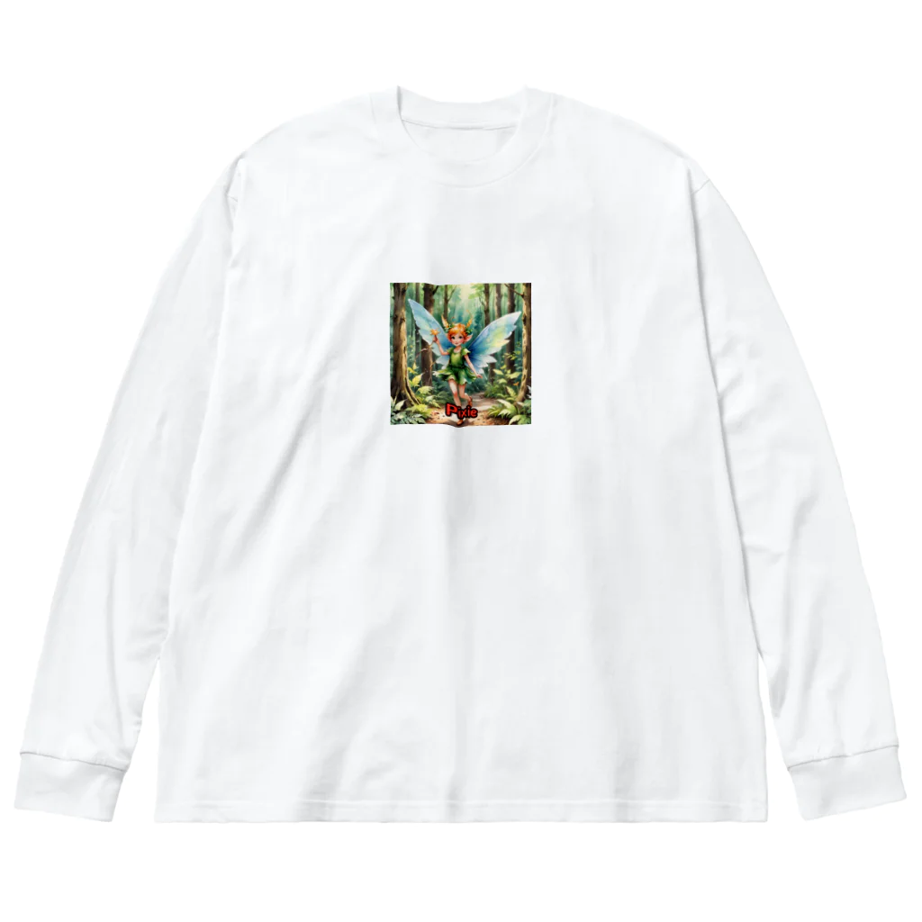 nkbg50のモンスターシリーズ（リアル）：Pixie Big Long Sleeve T-Shirt