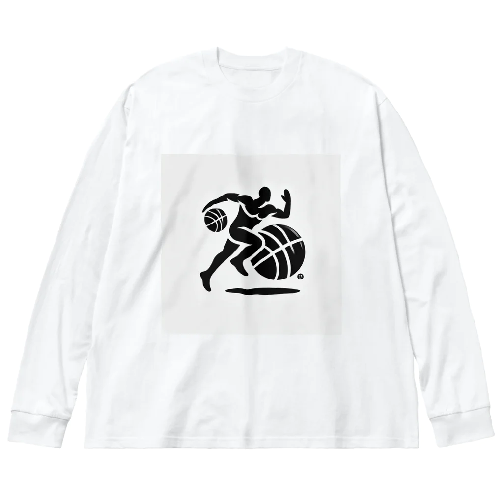 yumayumaのバスケットマン Big Long Sleeve T-Shirt