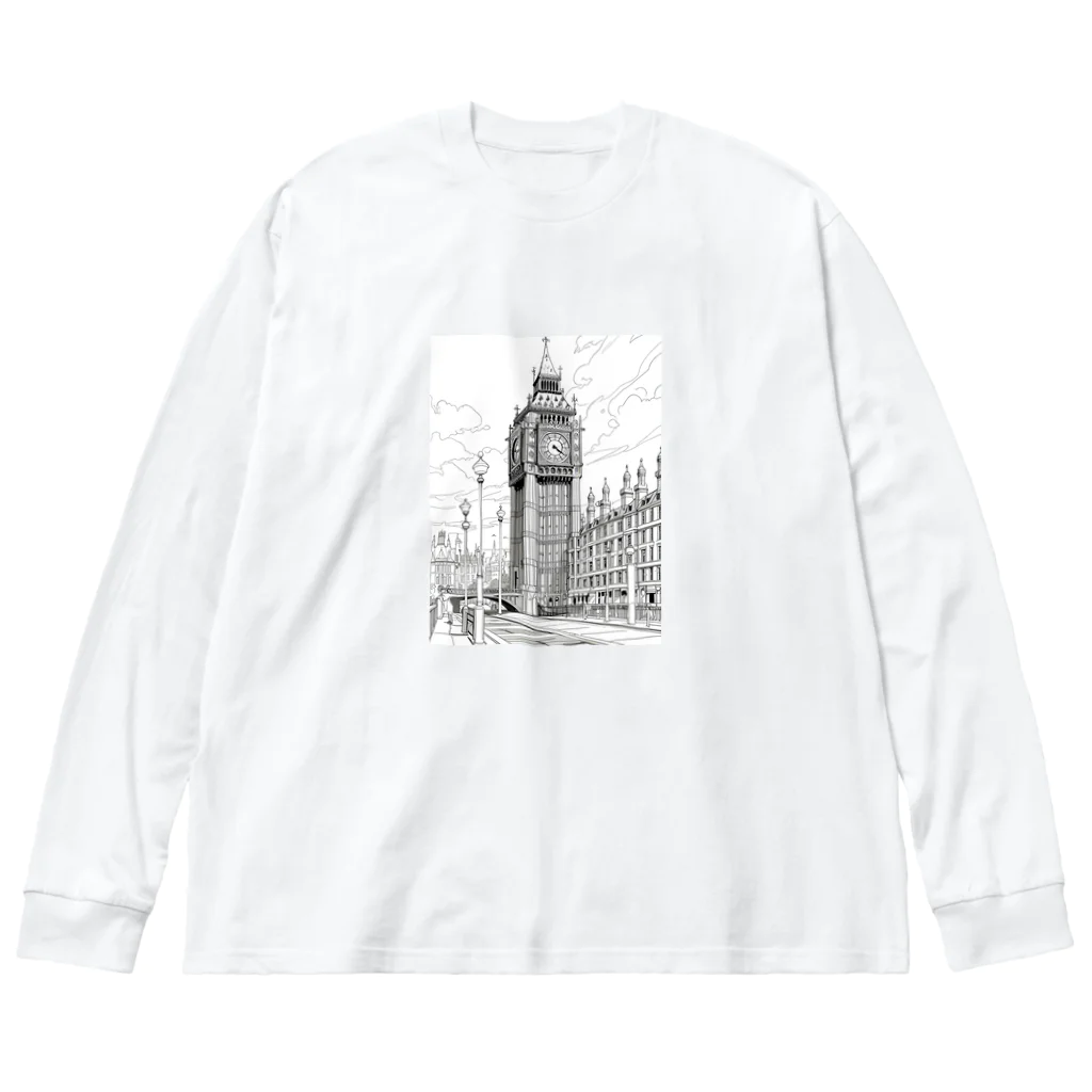 ZZRR12のロンドンの時計塔 Big Long Sleeve T-Shirt