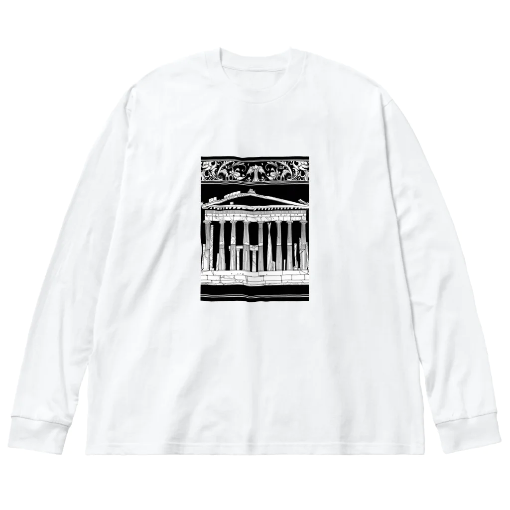 ZZRR12のギリシャの遺跡 Big Long Sleeve T-Shirt