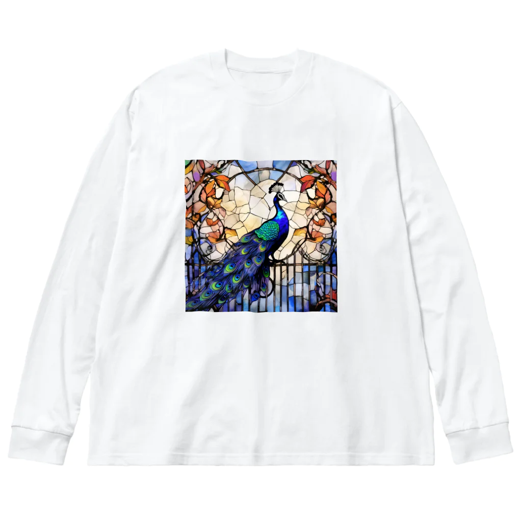 タカヤマ・サイトの絢爛豪華・孔雀 Big Long Sleeve T-Shirt