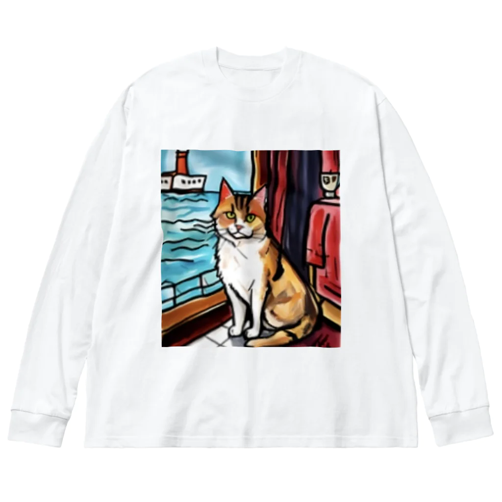 Ppit8の豪華客船の旅はいいにゃー Big Long Sleeve T-Shirt