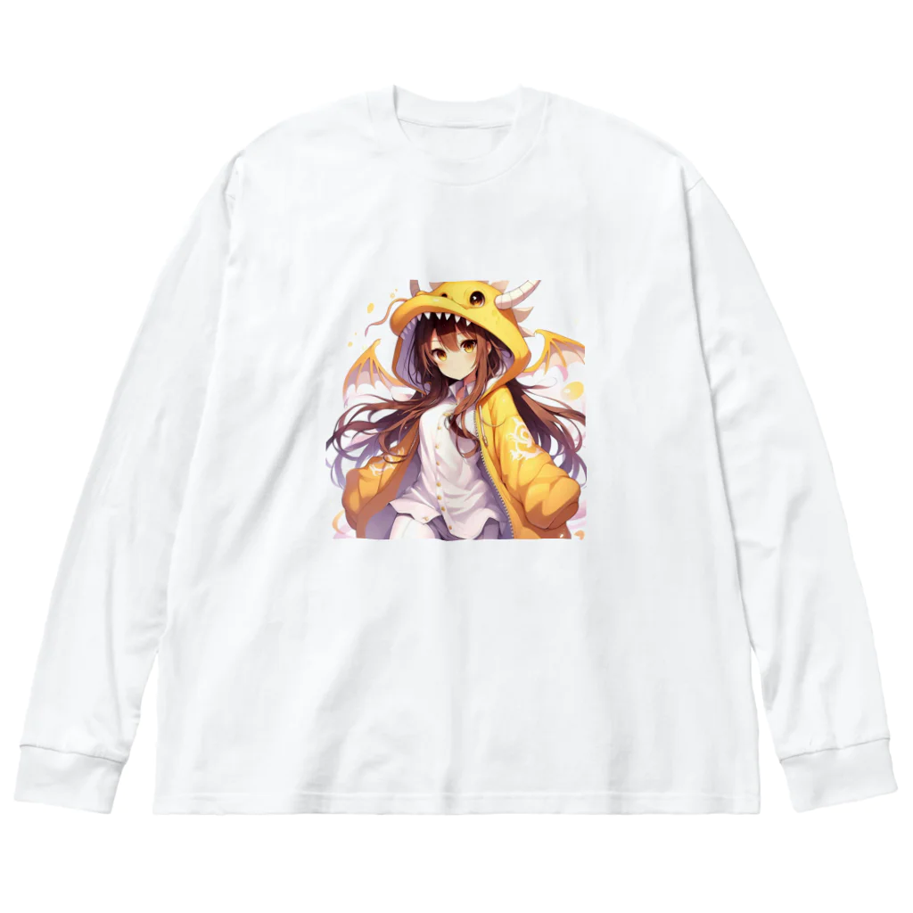 dramusumeの季節外れなドラ娘 ビッグシルエットロングスリーブTシャツ