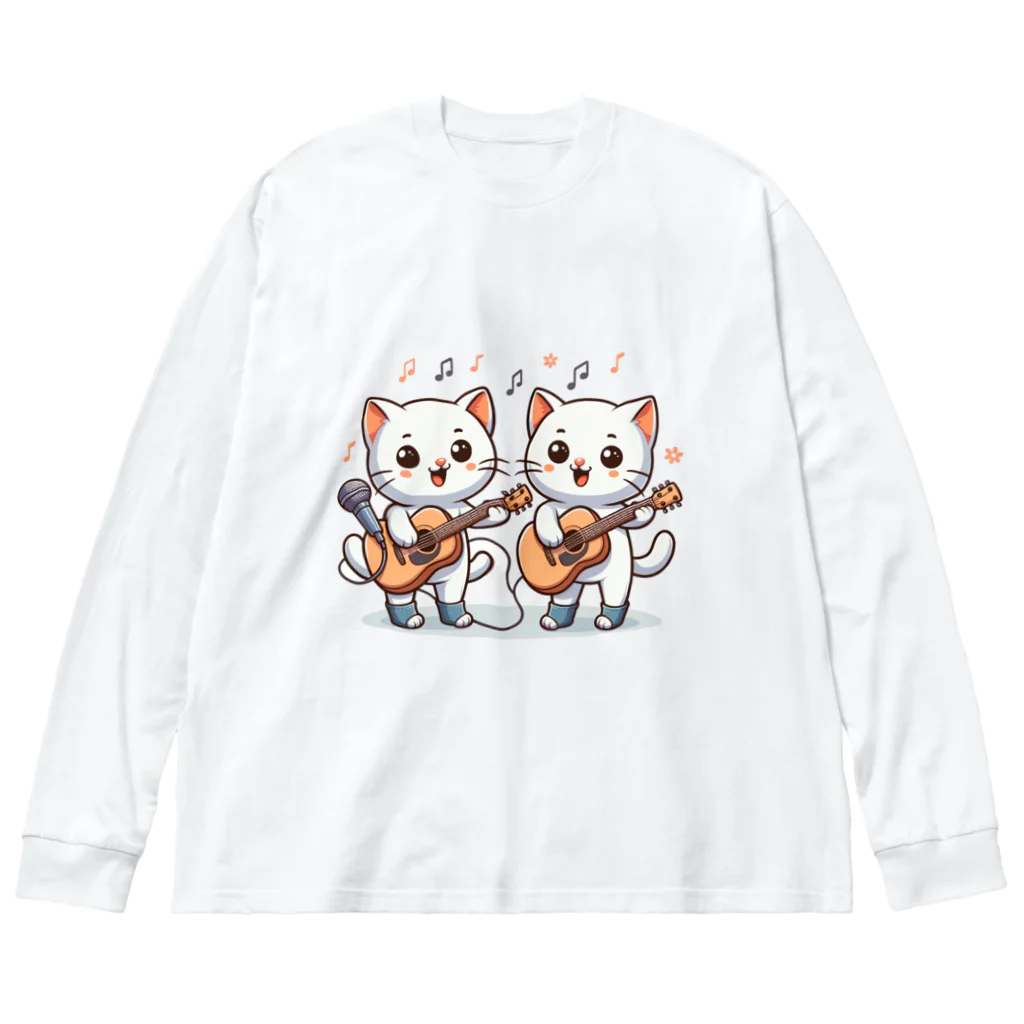 チェリモヤのねこコーラス 12 Big Long Sleeve T-Shirt