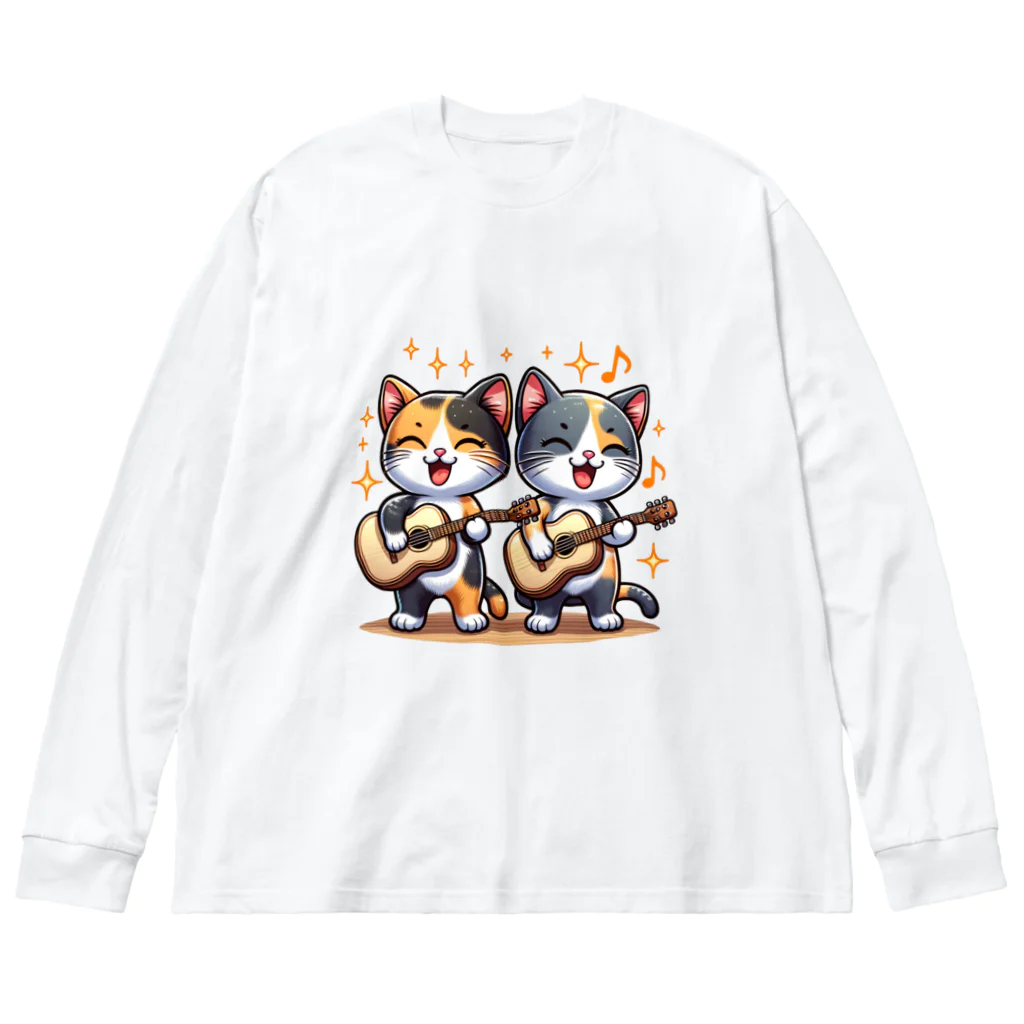 チェリモヤのねこコーラス 13 Big Long Sleeve T-Shirt