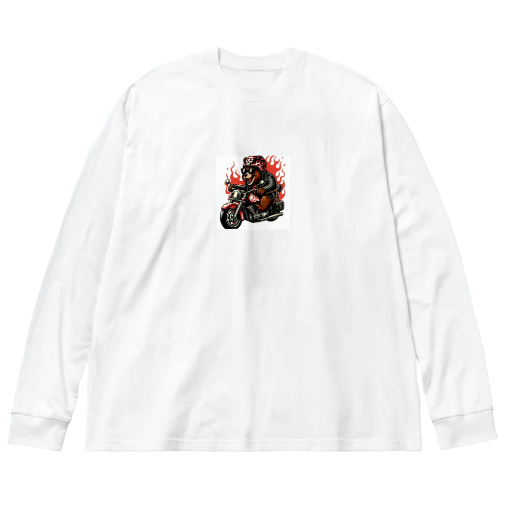 kuma-bikerのKuma.Biker ビッグシルエットロングスリーブTシャツ