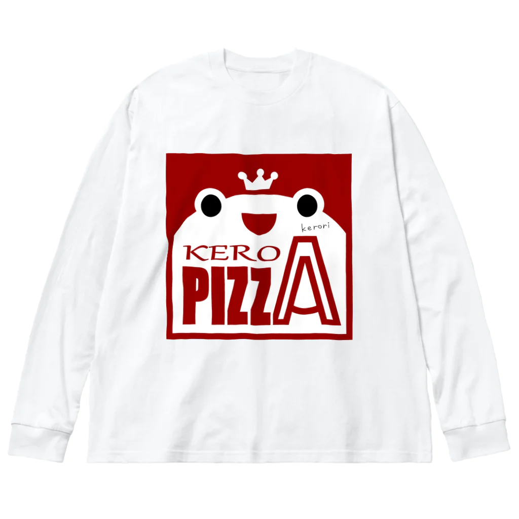 雑貨屋kerori(ザッカヤケロリ）のKERO PIZZA（ケロピザ） Big Long Sleeve T-Shirt