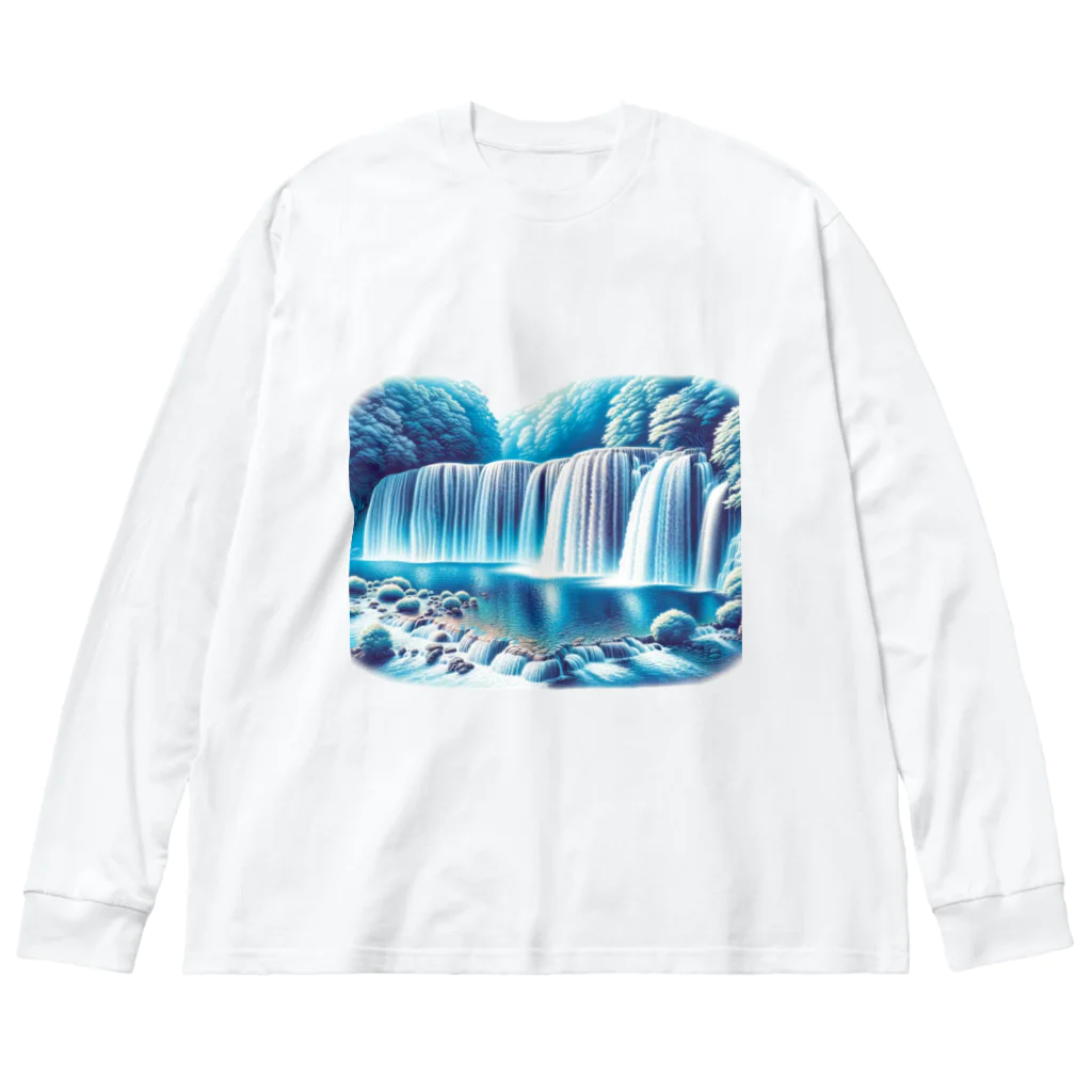 チェリモヤの滝紀行 02 Big Long Sleeve T-Shirt