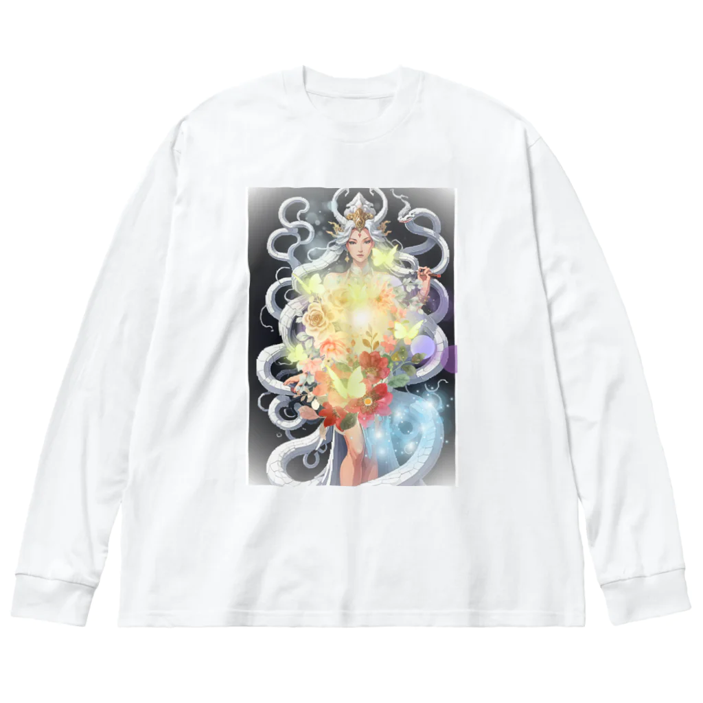 F・Y の白蛇女神様 Big Long Sleeve T-Shirt