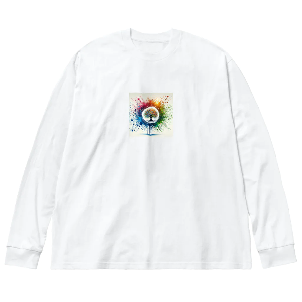 pyoromalの絵具が垂れちゃった・・・ Big Long Sleeve T-Shirt