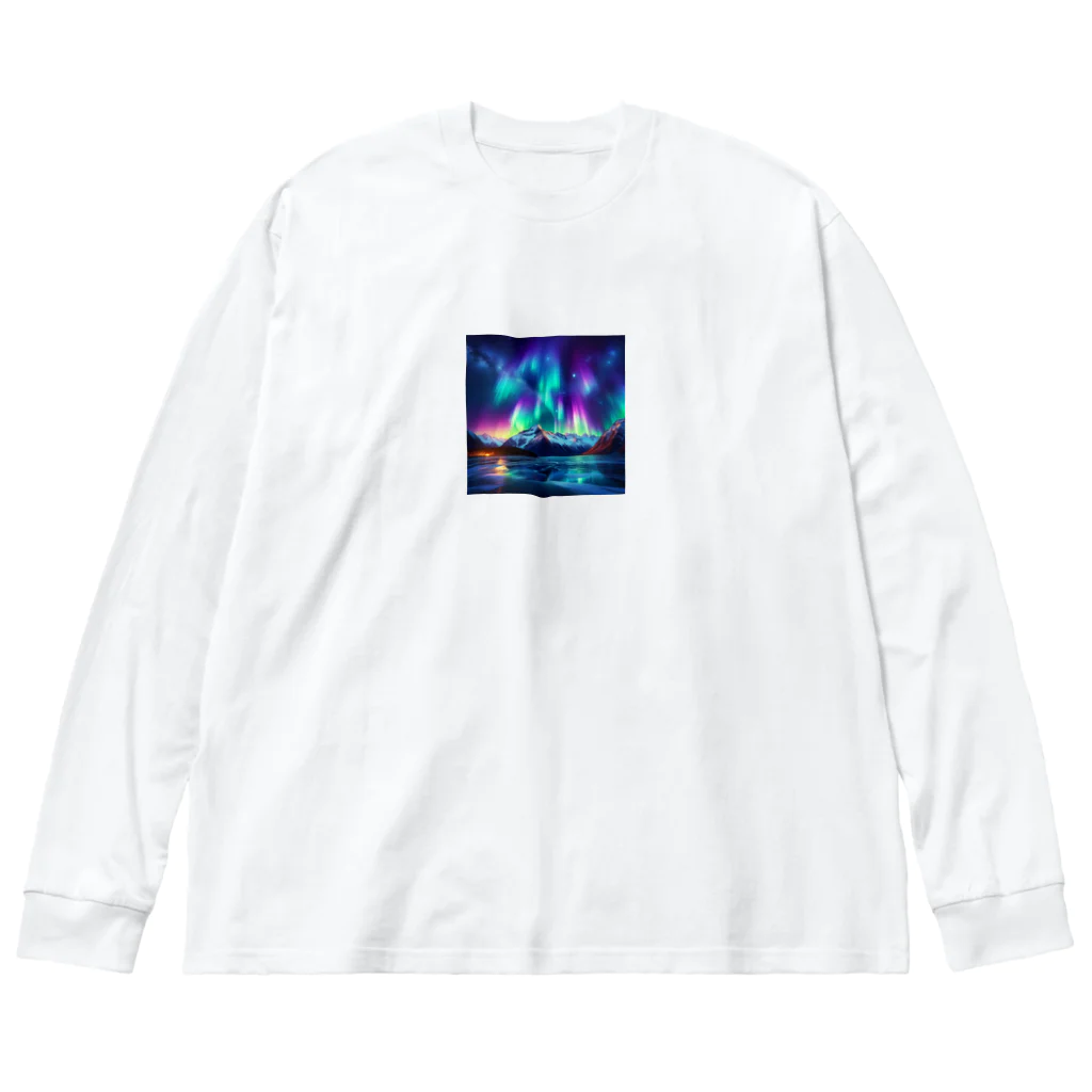 yuriseのオーロラグッズ Big Long Sleeve T-Shirt