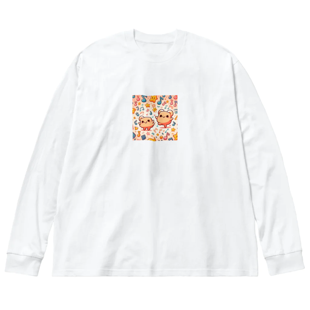 フルヤの音楽と喜びの不思議キャラクター Big Long Sleeve T-Shirt