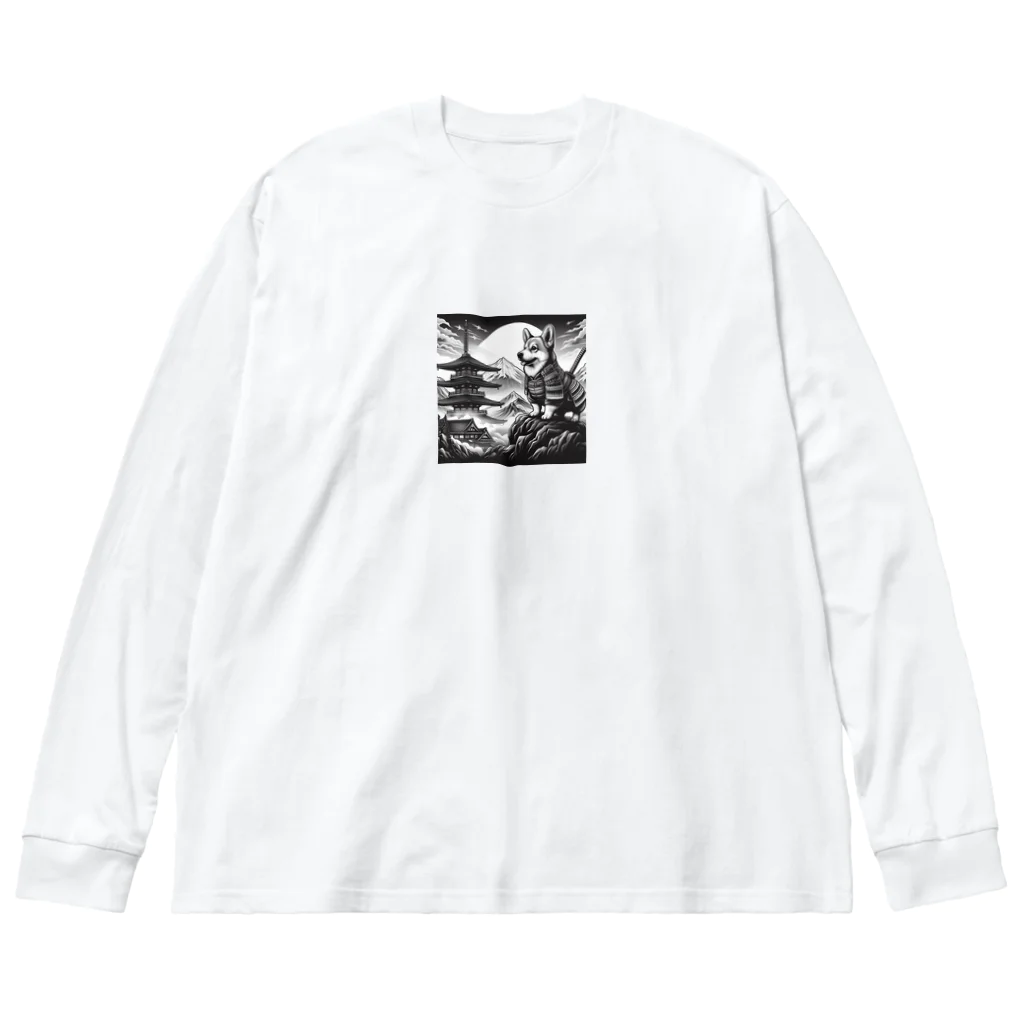 コーギーハウス〜ときどき柴・猫〜のサムライコーギー Big Long Sleeve T-Shirt