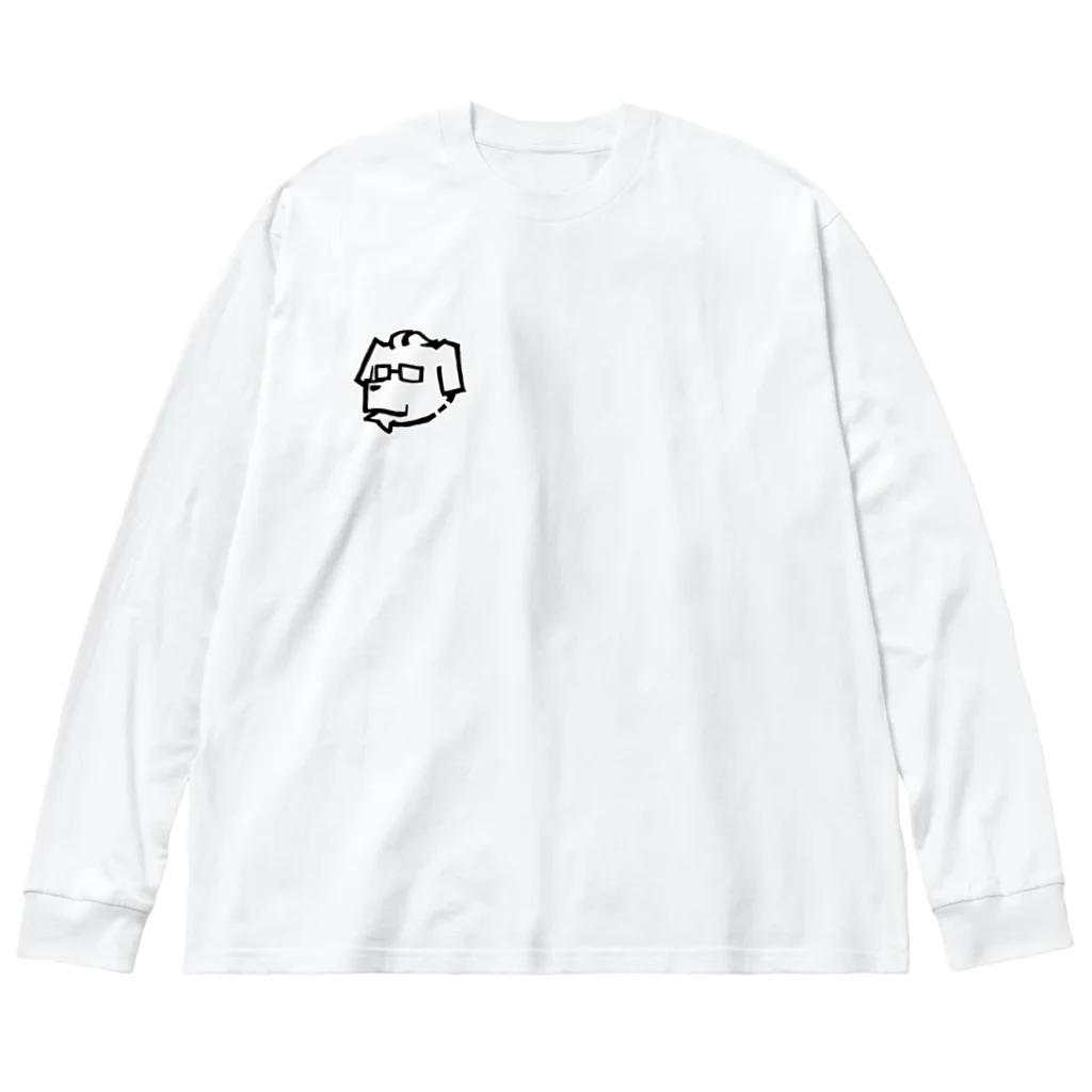 STARTLINE LAB.の自由を求めるお犬 ビッグシルエットロングスリーブTシャツ