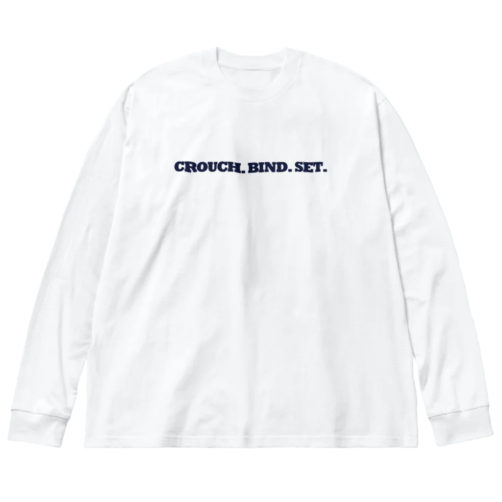 SCRUM clothing storeのCROUCH.BIND.SET.  ラグビー  ビッグシルエットロングスリーブTシャツ