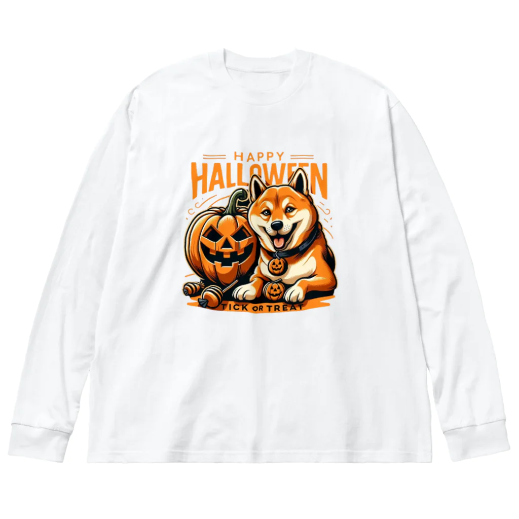 Naoki21のDOG x HALLOWEEN Big Long Sleeve T-Shirt