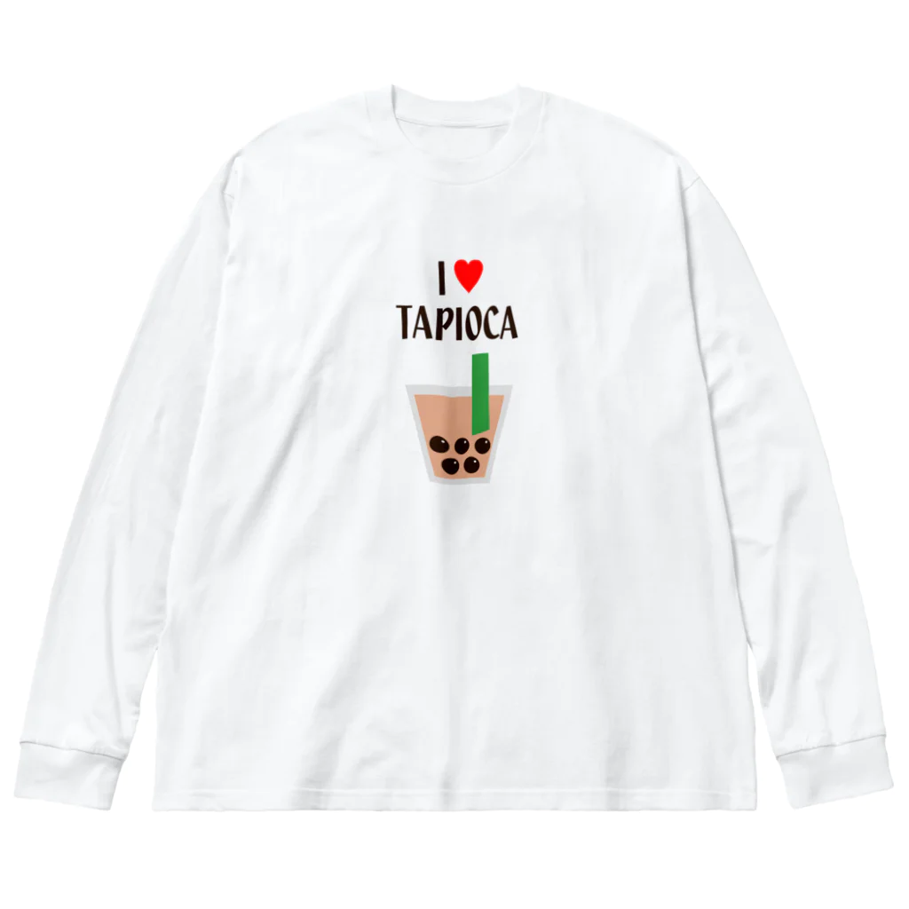 れなしやのI♥TAPIOCA Big Long Sleeve T-Shirt