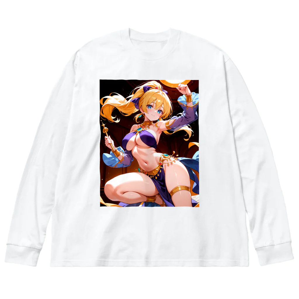REALIVE(リアライブ)🎁公式の紫の踊り子タレイア 二次元タレイアシリーズNo.2 4-2-250204 Big Long Sleeve T-Shirt