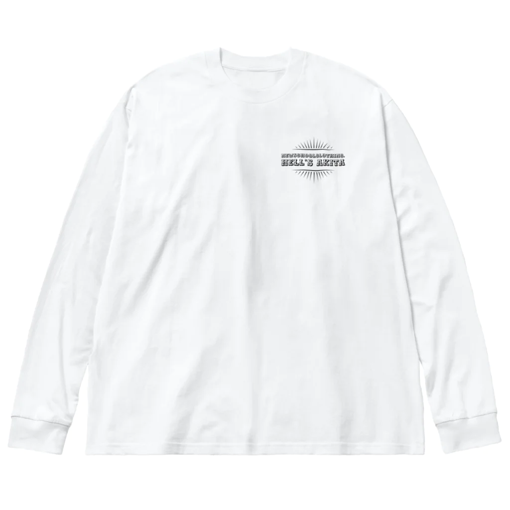 HELL'sAKITAの地獄秋田 Big Long Sleeve T-Shirt