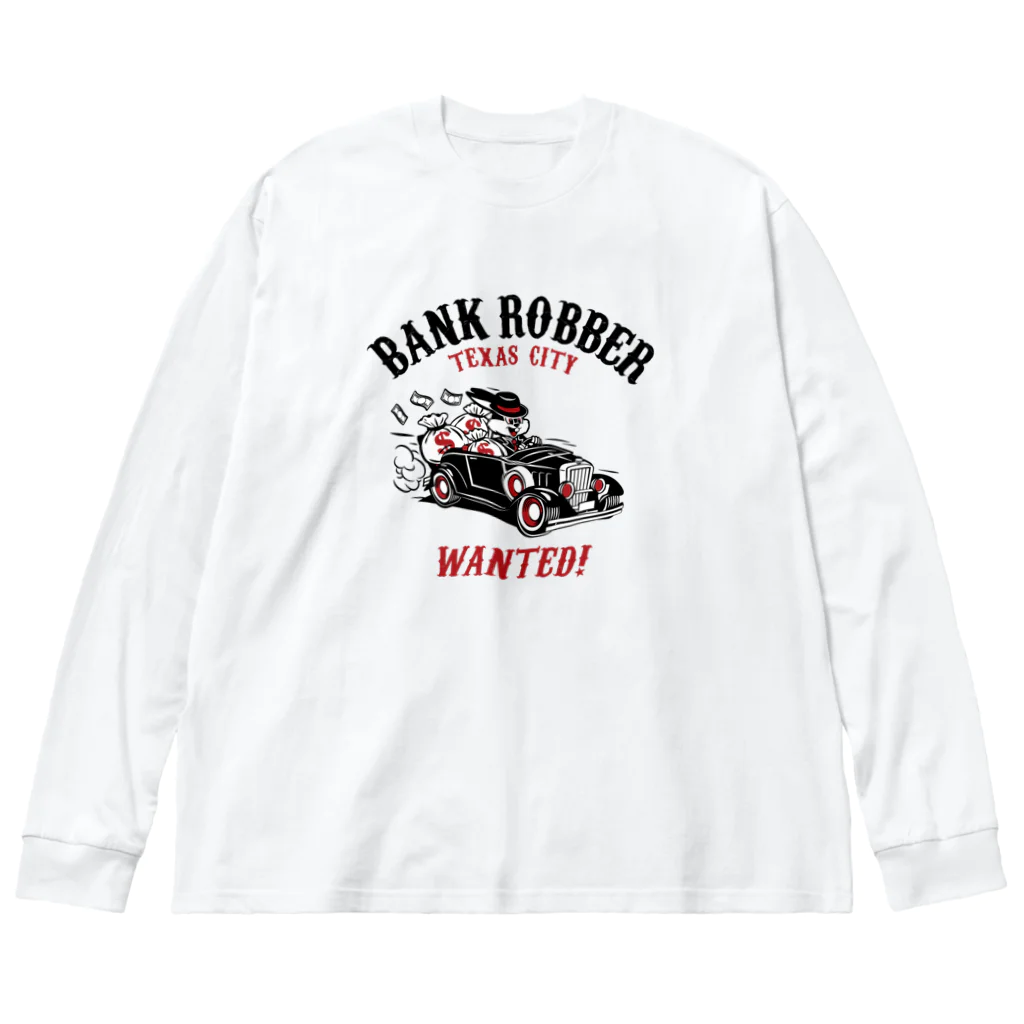 Bunny Robber GRPCのBank Robber ビッグシルエットロングスリーブTシャツ