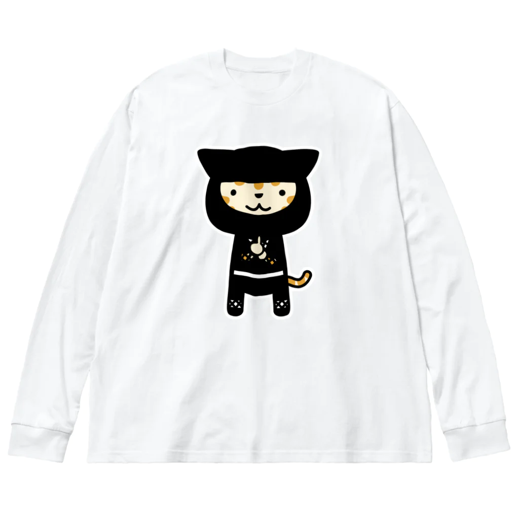 LUCHAのnekoninja#2 Big Long Sleeve T-Shirt