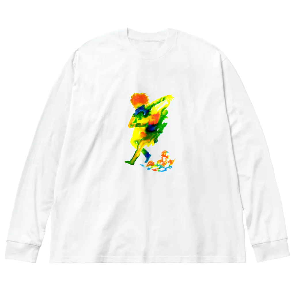 いろあそびの色遊び Big Long Sleeve T-Shirt