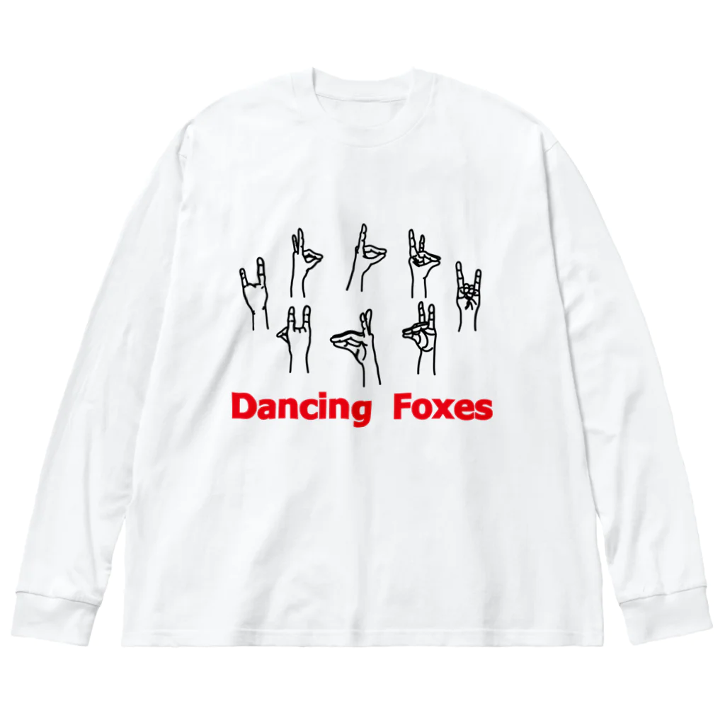 みけにっけ商店のDANCING FOXES ビッグシルエットロングスリーブTシャツ