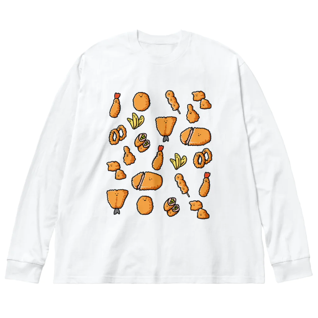 いそがしくてもメシのプレミアムフライデー（あげものふれんず） Big Long Sleeve T-Shirt