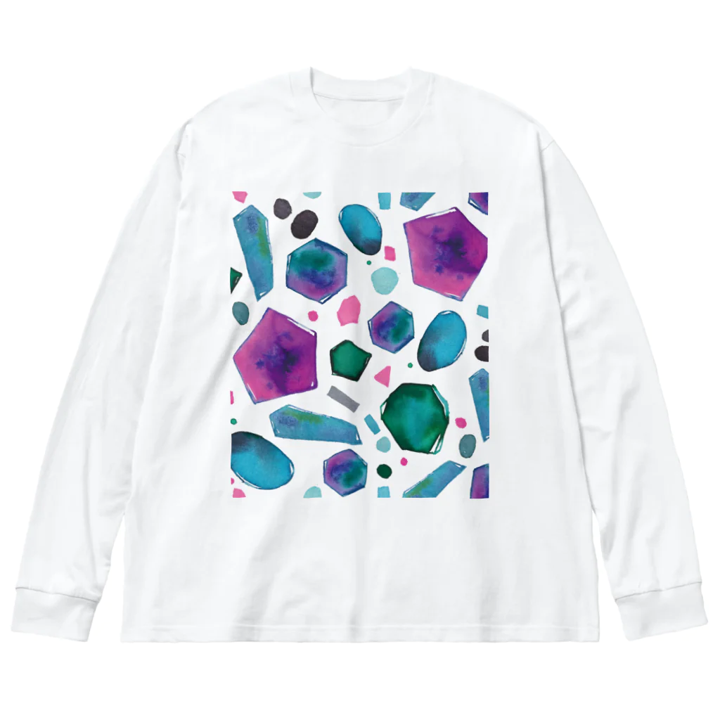 hugging love ＋《ハギング ラブ プラス》のcolour crystal ビッグシルエットロングスリーブTシャツ