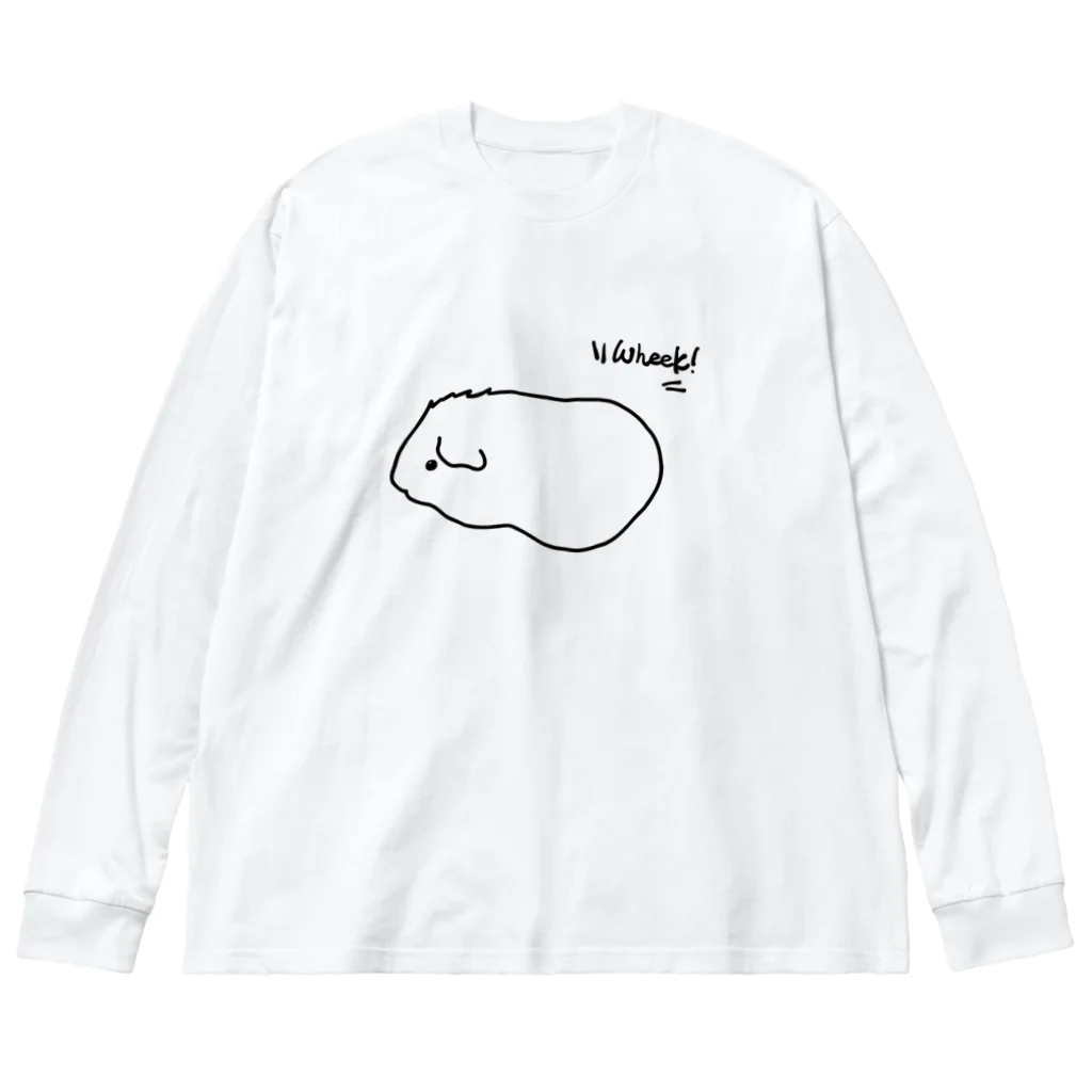 hiromimのguineapig “Wheek！” Big Long Sleeve T-Shirt