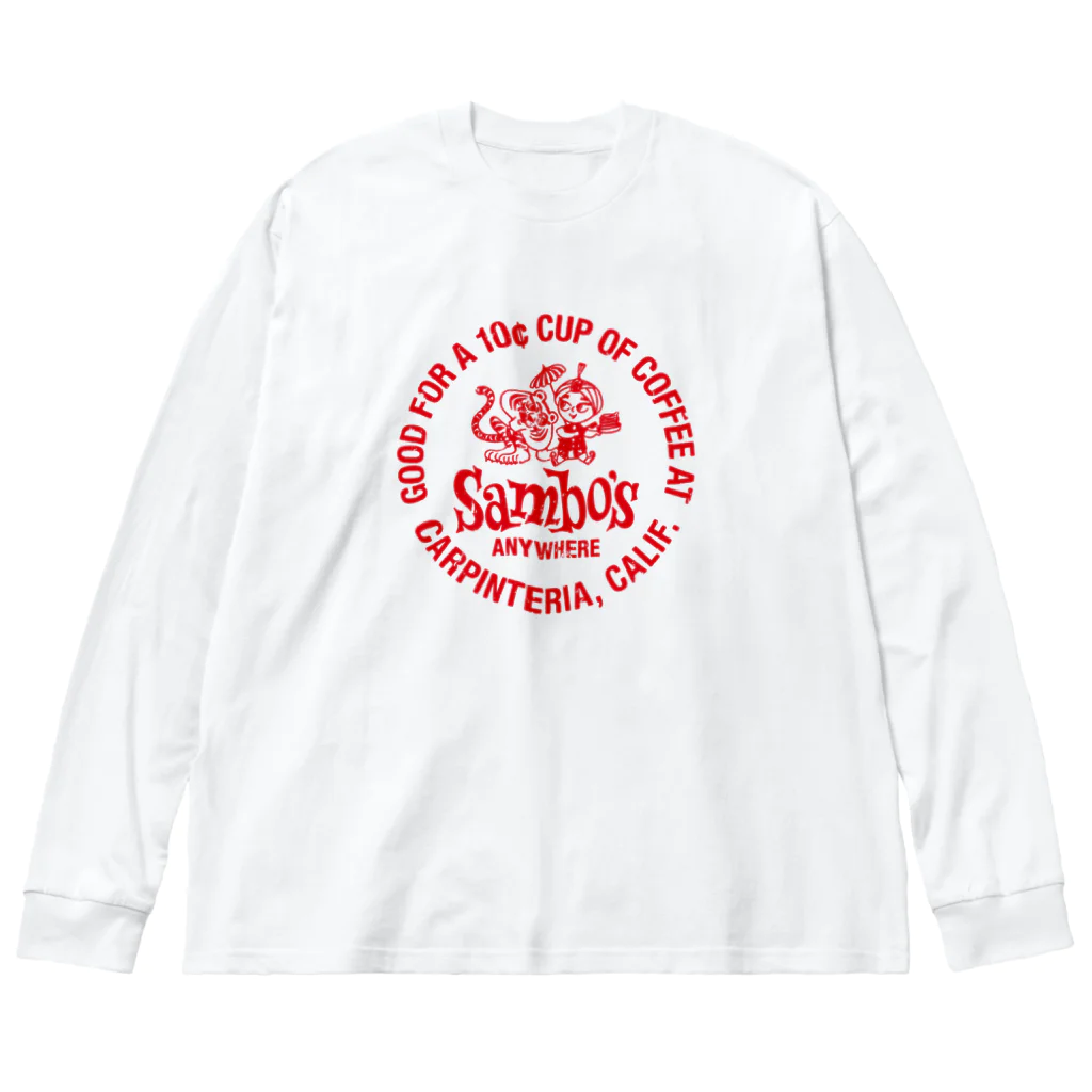 Bunny Robber GRPCのSambo's Restaurant ビッグシルエットロングスリーブTシャツ