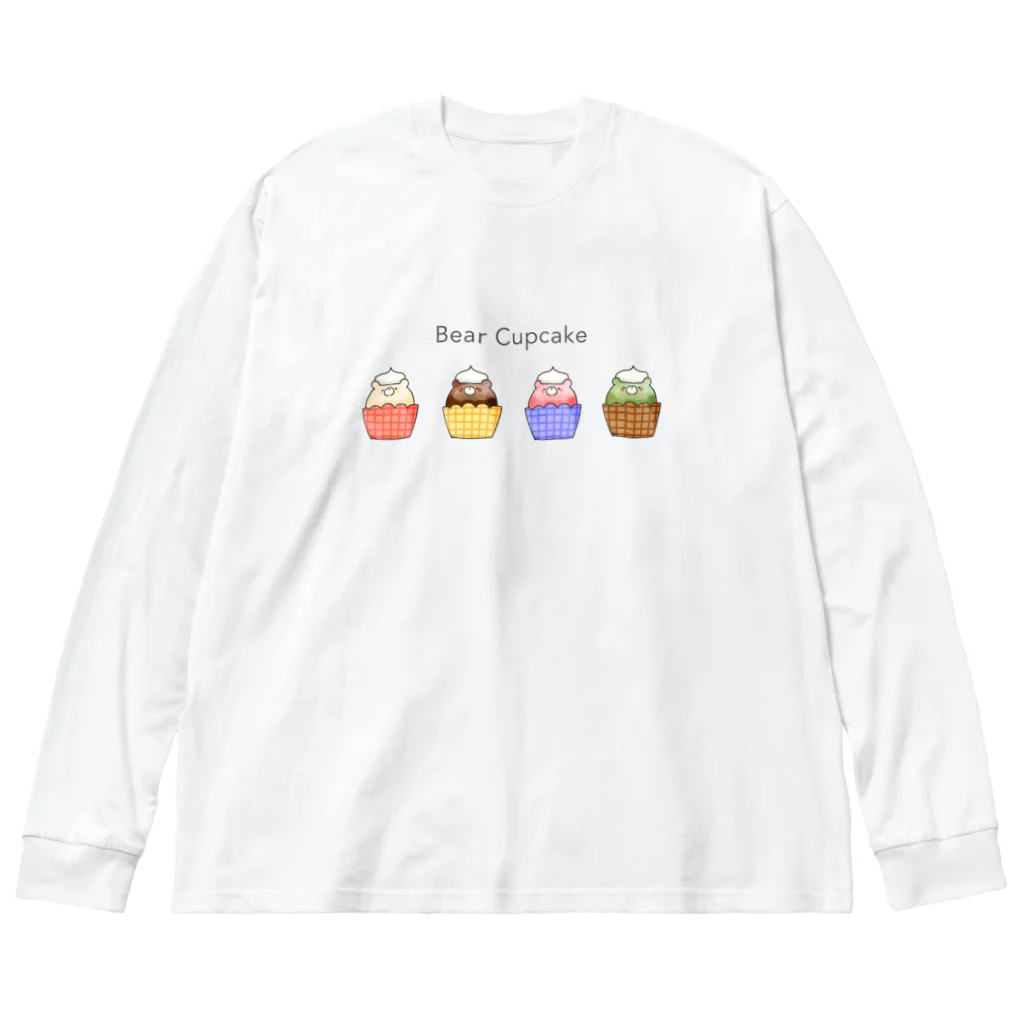 みょーのBear Cupcake Big Long Sleeve T-Shirt