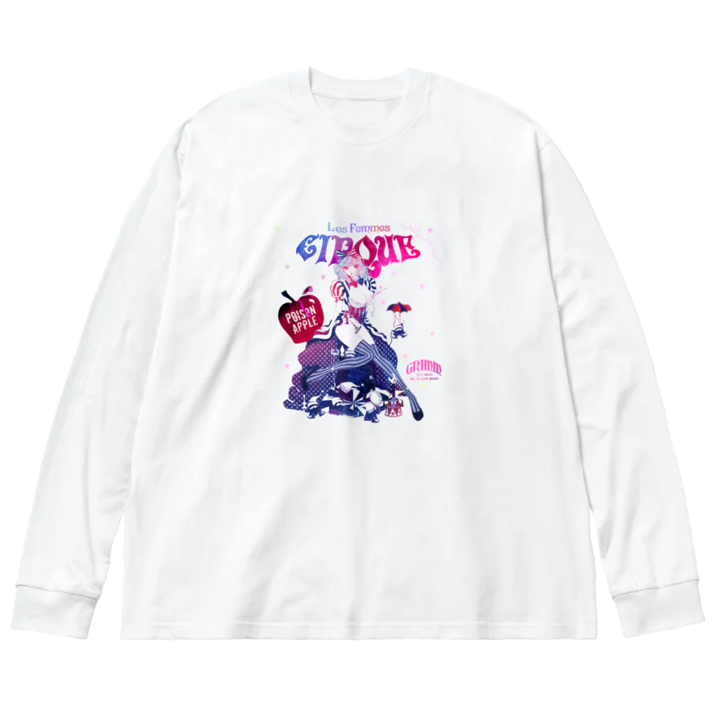 loveclonesの白雪姫と小人のサーカステント ビッグシルエットロングスリーブTシャツ